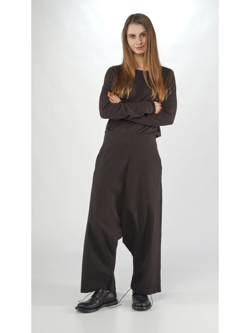 Rundholz - Rundholz Ausgestellte Hose mit Elastischem Bund - 2251210110