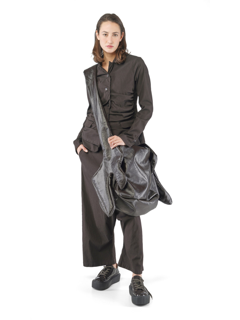 Rundholz - Taillierte Rundholz Jacke mit Raffungen und Knöpfen - 2251211102