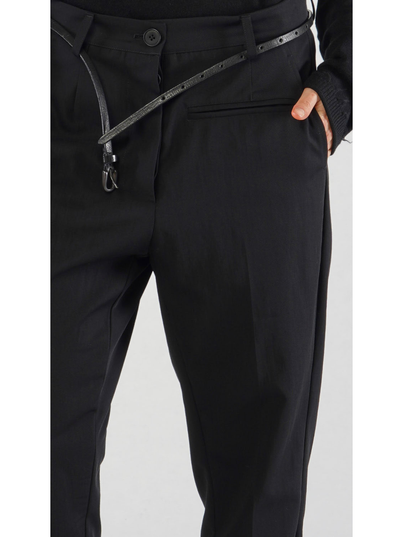 Bois rond - Pantalon étroit en laine - 2251250103