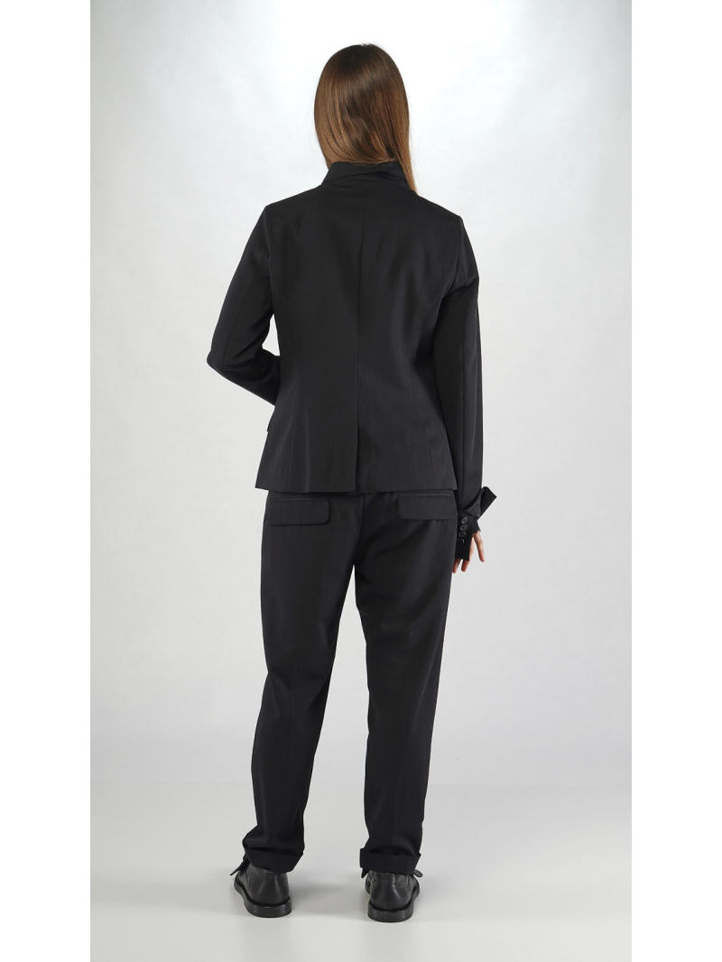 Bois rond - Veste cintrée en laine avec fronces sur la couture de séparation - 2251251102