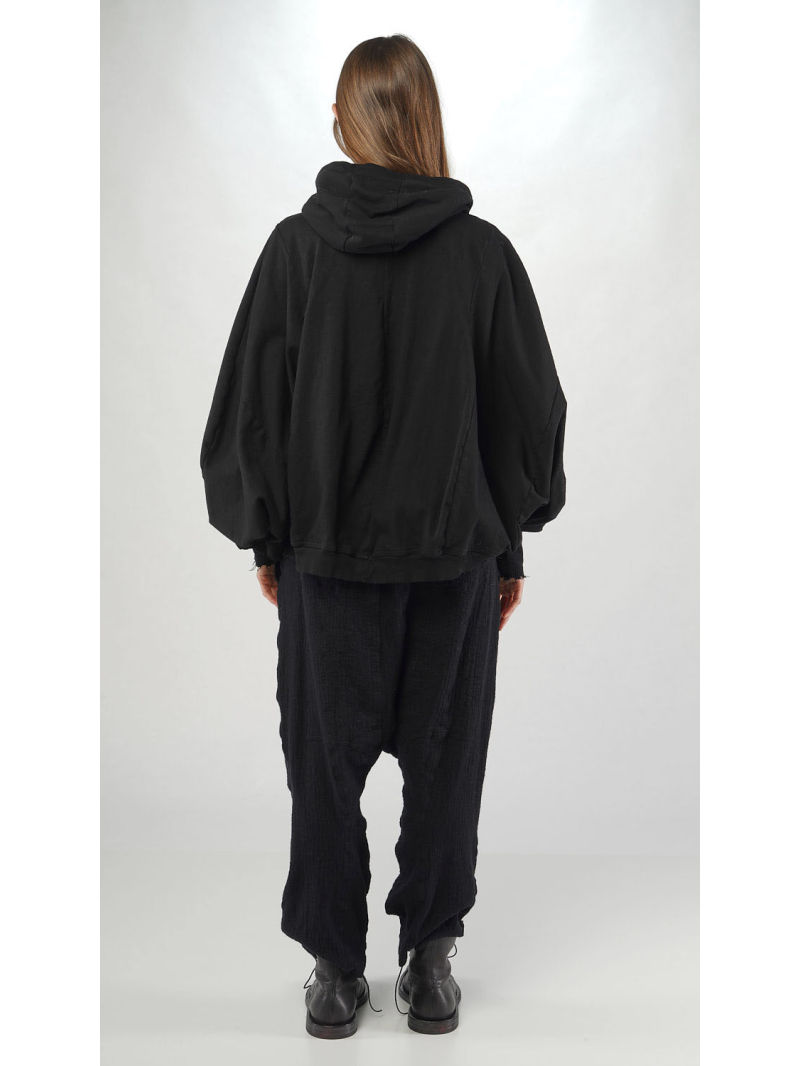 Rundholz - Ballonförmige French Terry Jacke - 2251271103