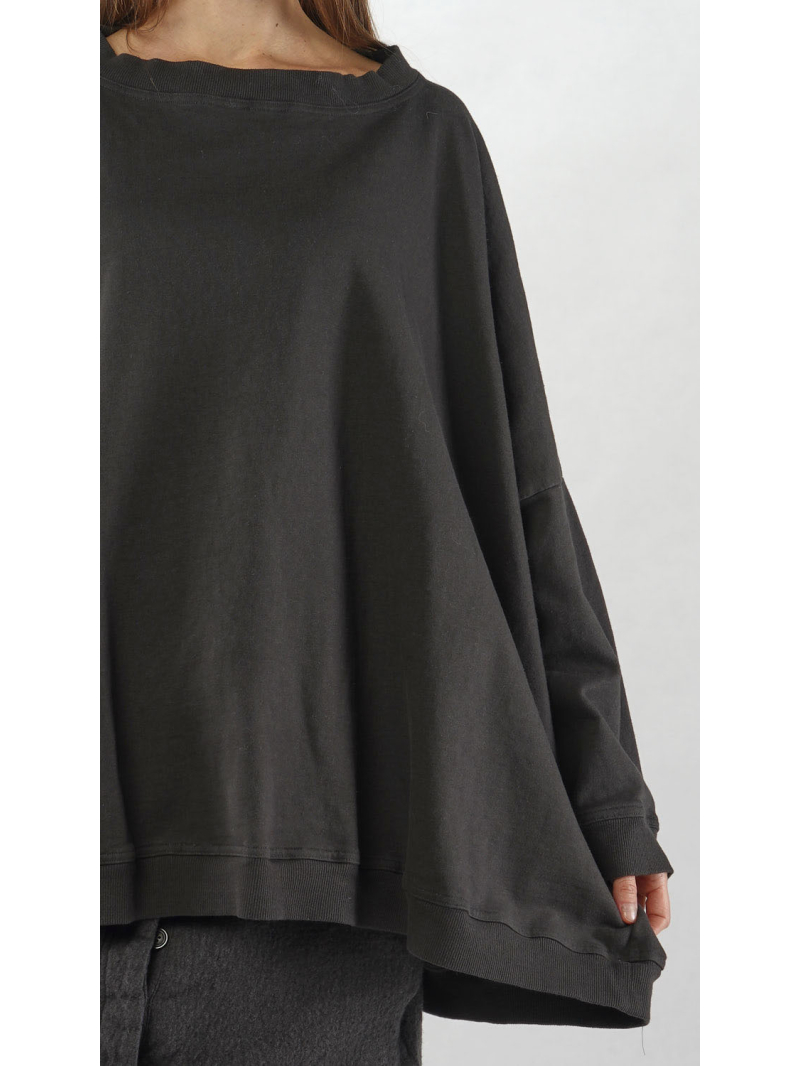 Rundholz - Kastenförmige French Terry Tunika - 2251271909