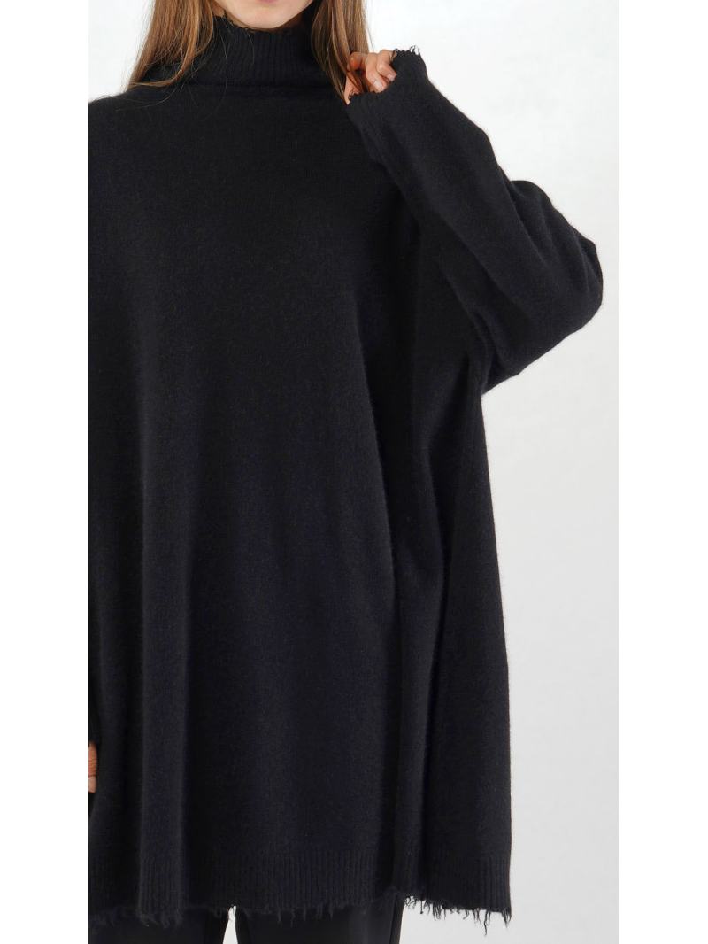 Rundholz - Gerade weite Merino Stricktunika - 2251337003