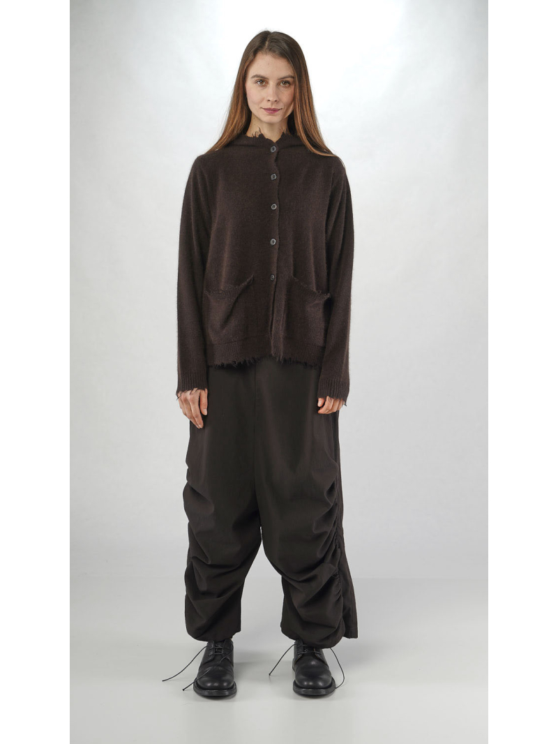 Rundholz - Merino Strickjacke mit Knöpfen - 2251337105