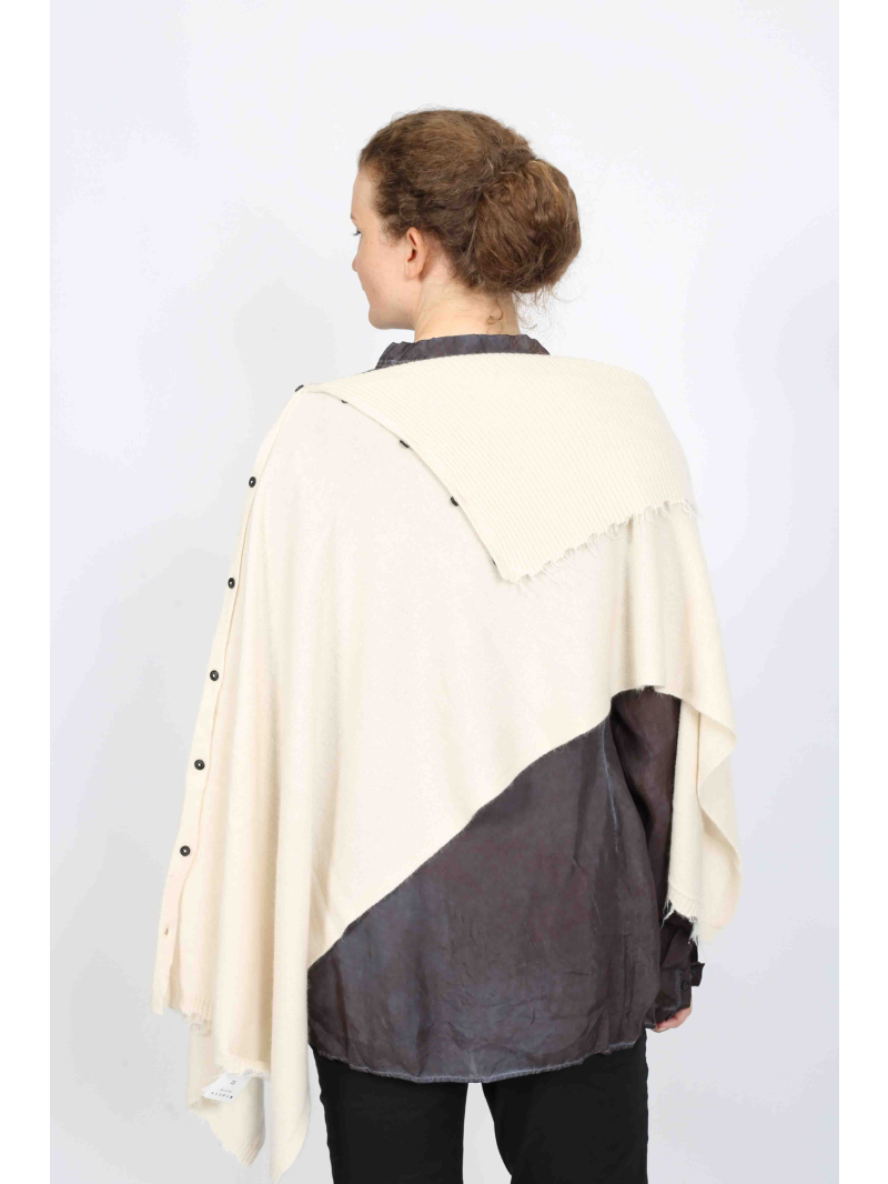 Rundholz - Écharpe Oversize en laine et poils de raton laveur - 2251337707