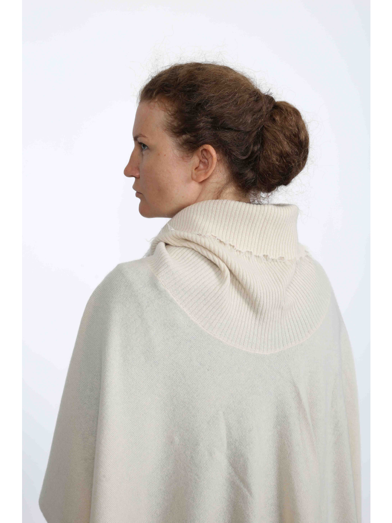 Rundholz - Écharpe Oversize en laine et poils de raton laveur - 2251337707