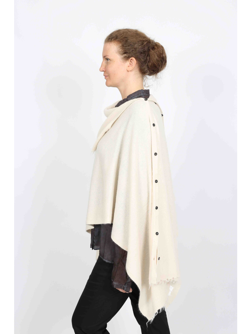 Rundholz - Écharpe Oversize en laine et poils de raton laveur - 2251337707