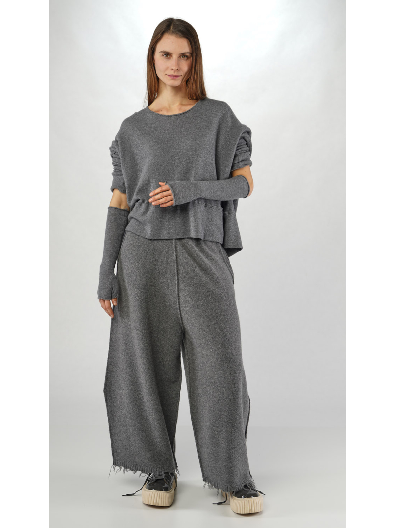 Bois rond - Manchettes sans doigts en cachemire - 2251363106