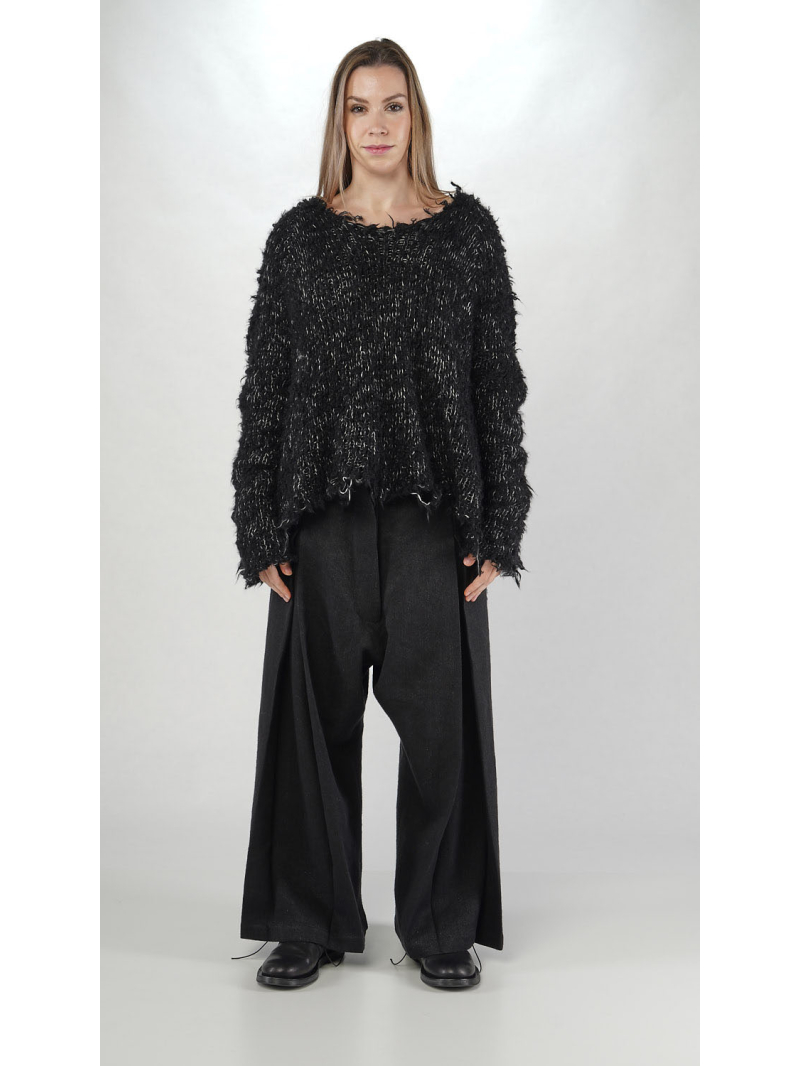 Rundholz - Hüftlanger Woll Pullover - 2251380701