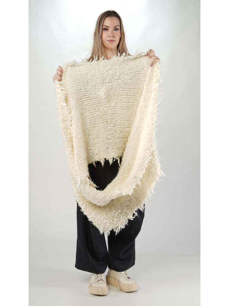 Rundholz - Écharpe Oversize en tricot d'alpaga à franges - 2251387706