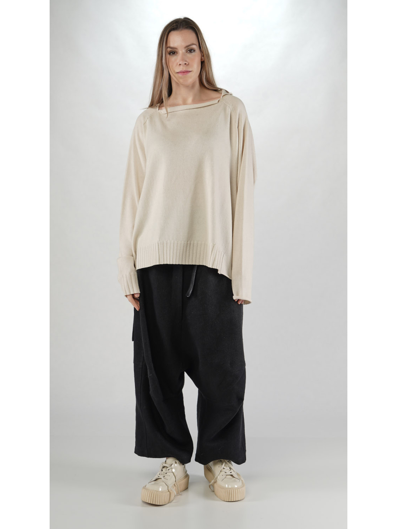 Rundholz - Bois rond Pull élégant à manches raglan et bords roulés - 2251390702