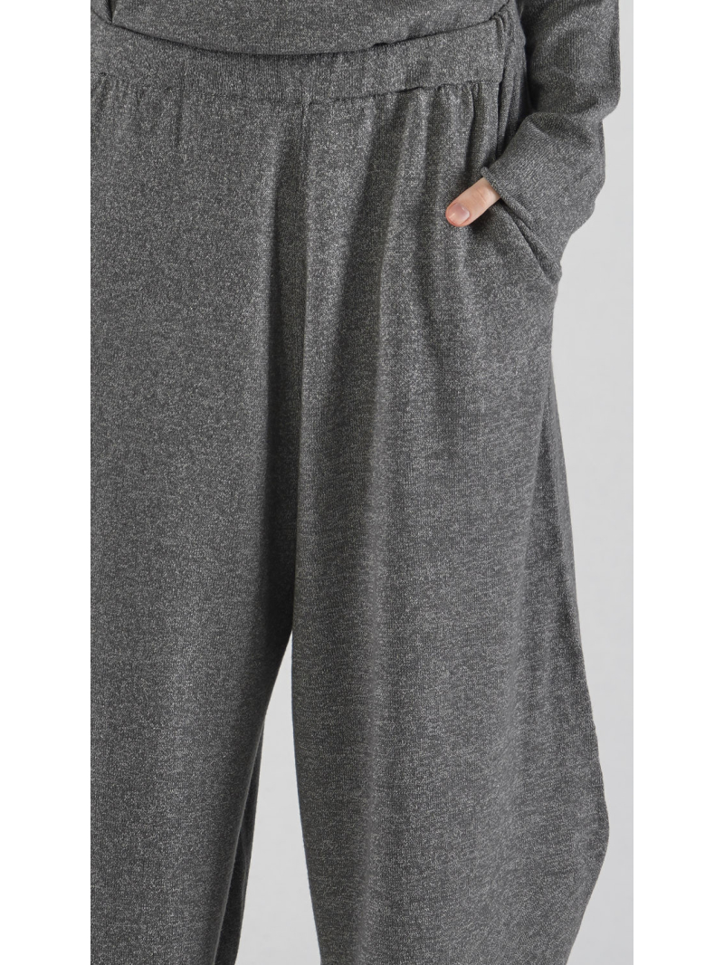 Bois rond - Baggy papier laine mix pantalon tricoté - 2251397605