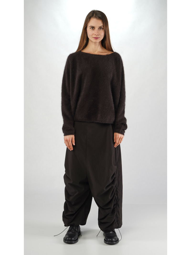 Rundholz - Kurzer Waschbär Strick Pullover - 2251410701