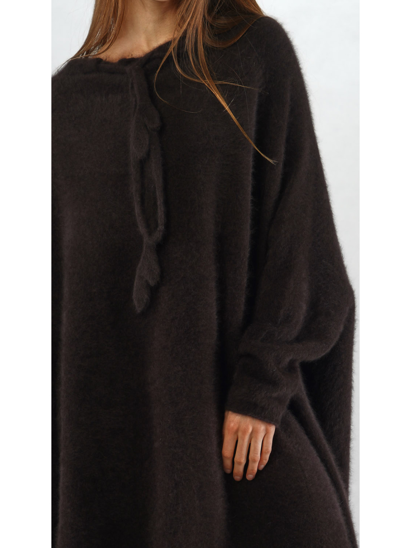 Rundholz - Weite Waschbär Stricktunika - 2251417003