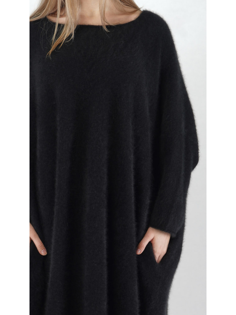 Rundholz - Weite Waschbär Stricktunika - 2251417007