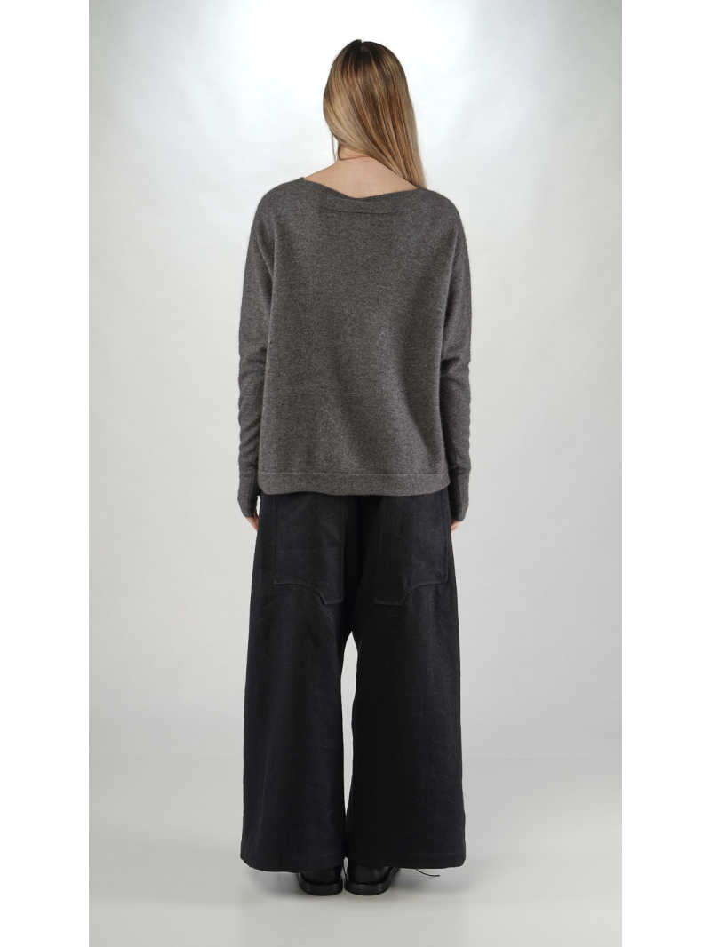 Rundholz - Woll Pullover mit Angeschnittenem Handschuh - 2251420705