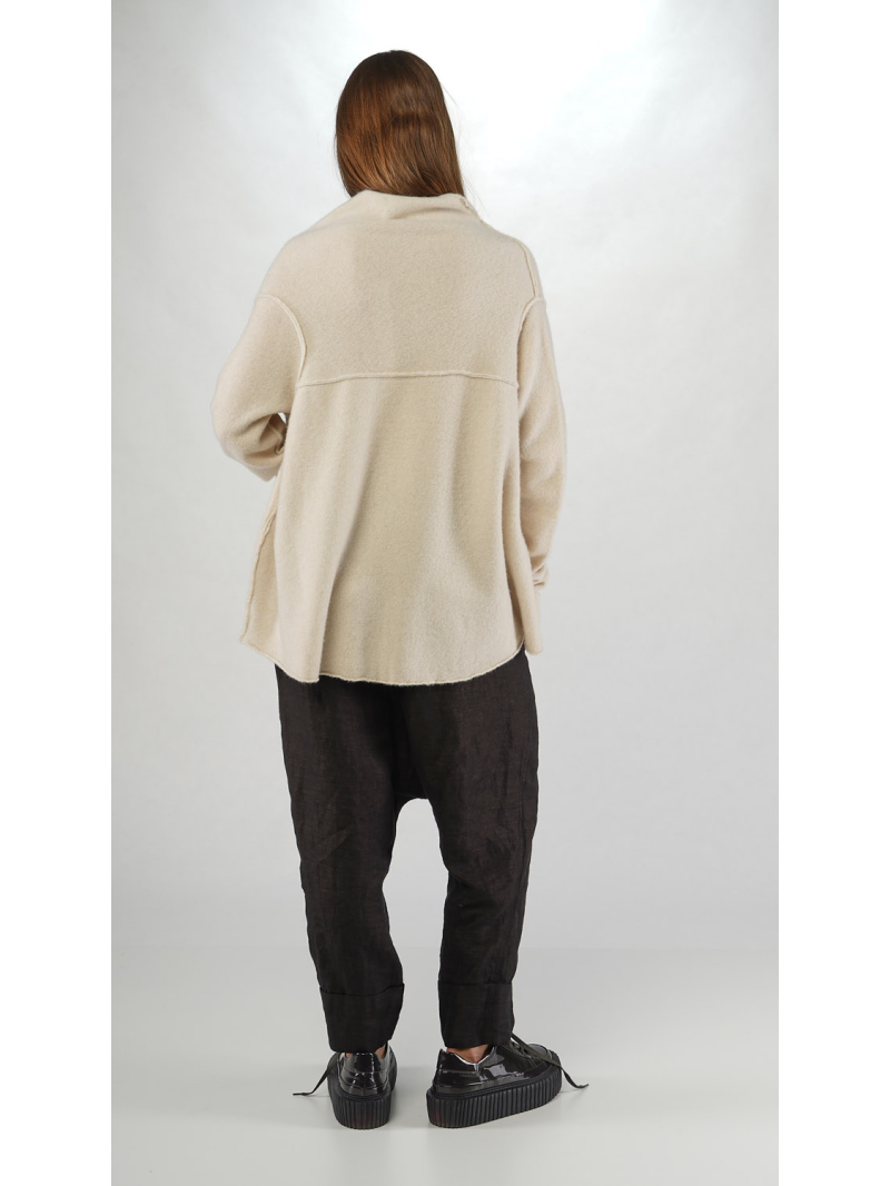 Bois rond - Pull en cachemire mélangé en forme de ballon - 2251440703