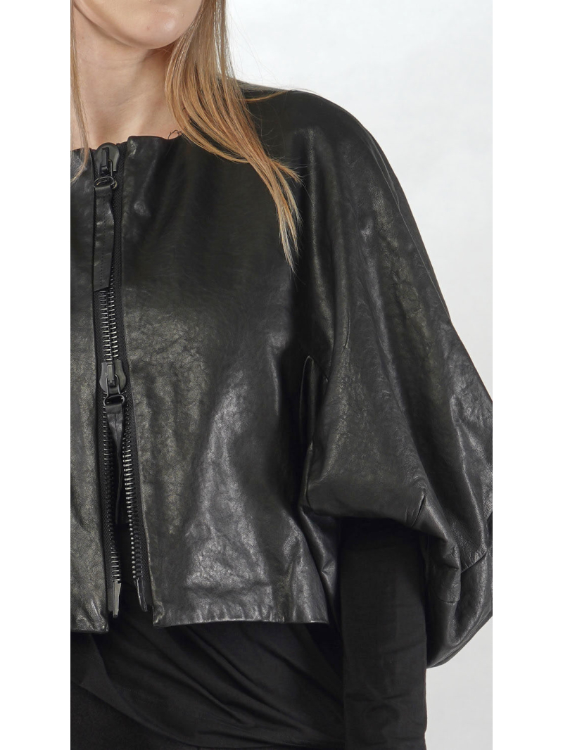 Rundholz - Veste ballon Rundholz 100% cuir d'agneau - 2251481101