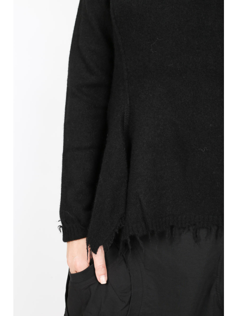 Bois rond - Pull cintré en laine et yak - 2251530701