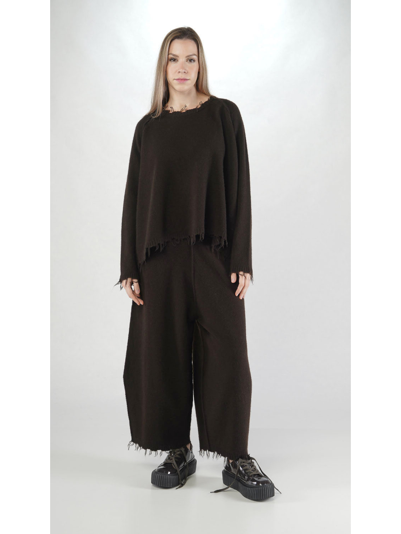 Rundholz - Ausgestellter Merino yak Pullover - 2251530702