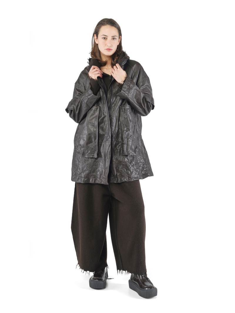 Rundholz - Pantalon baggy en tricot de laine et de yak - 2251537606