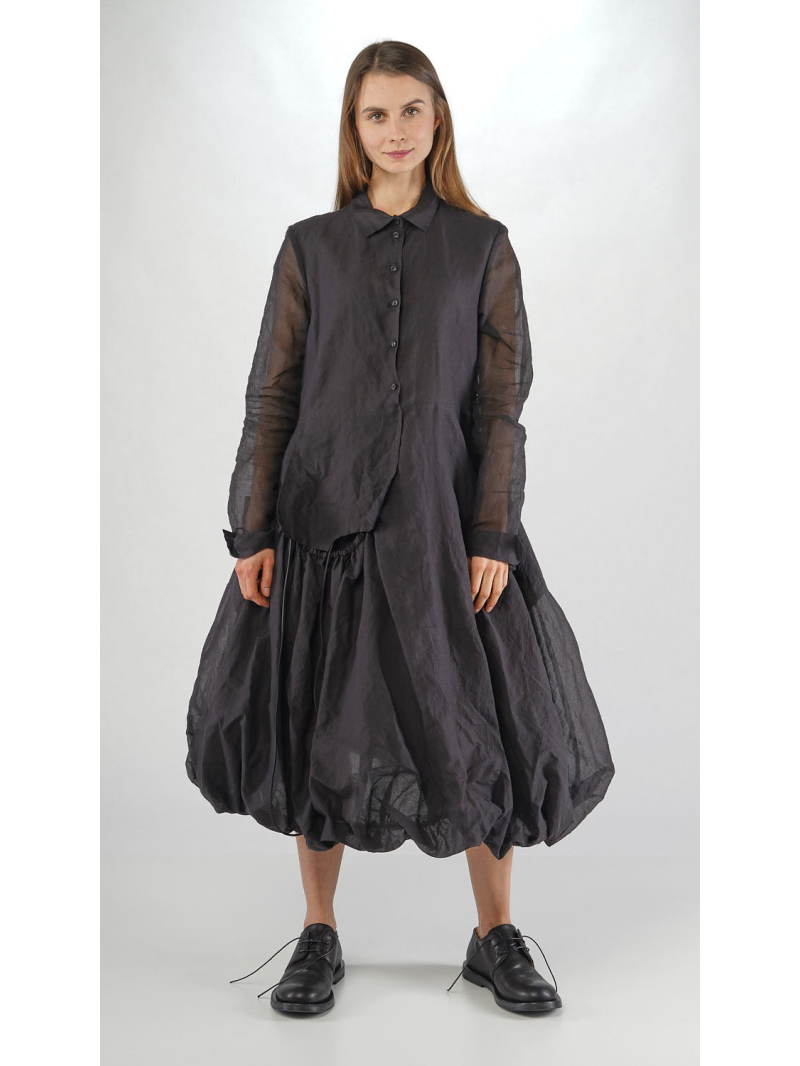 Bois rond - Robe en voile en forme de ballon - 2251550903