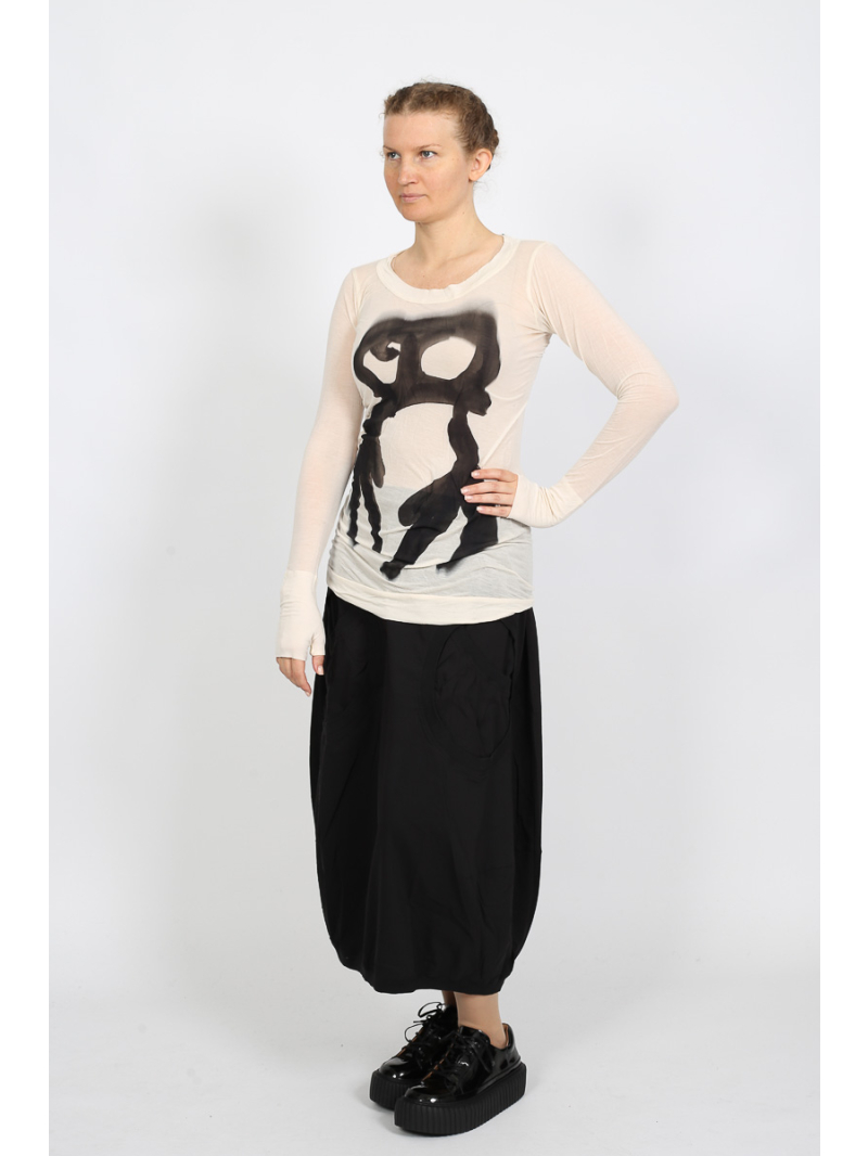 Bois rond - Bois rond T-shirt élégant en lyocell et soie - 2251620501