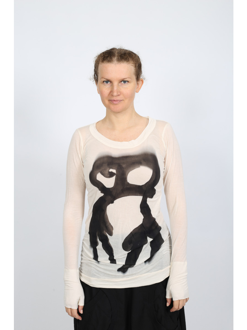 Bois rond - Bois rond T-shirt élégant en lyocell et soie - 2251620501