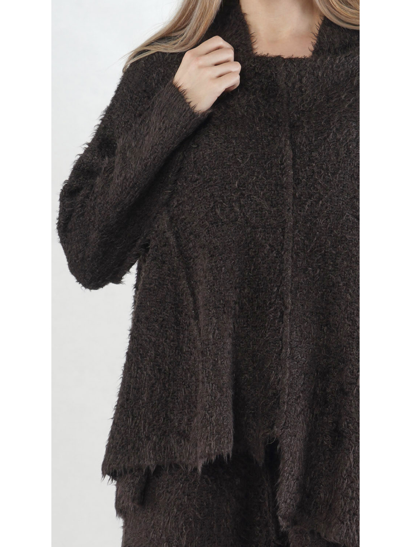 Bois rond - Pull en soie Tussah en forme de ballon - 2251650711