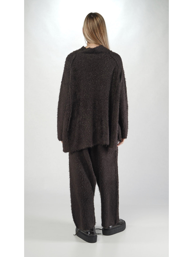 Bois rond - Pull en soie Tussah en forme de ballon - 2251650711