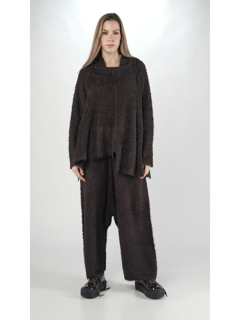 Bois rond - Pull en soie Tussah en forme de ballon - 2251650711