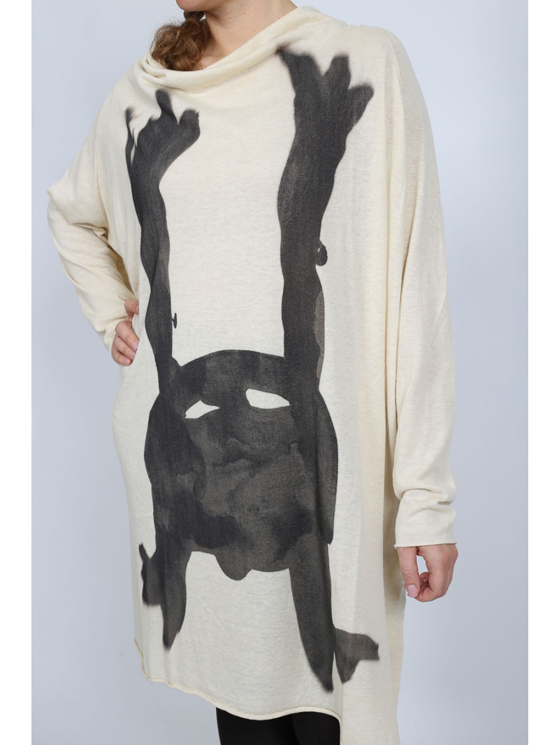 Rundholz - Tunique en tricot de chanvre et de coton - 2251747003