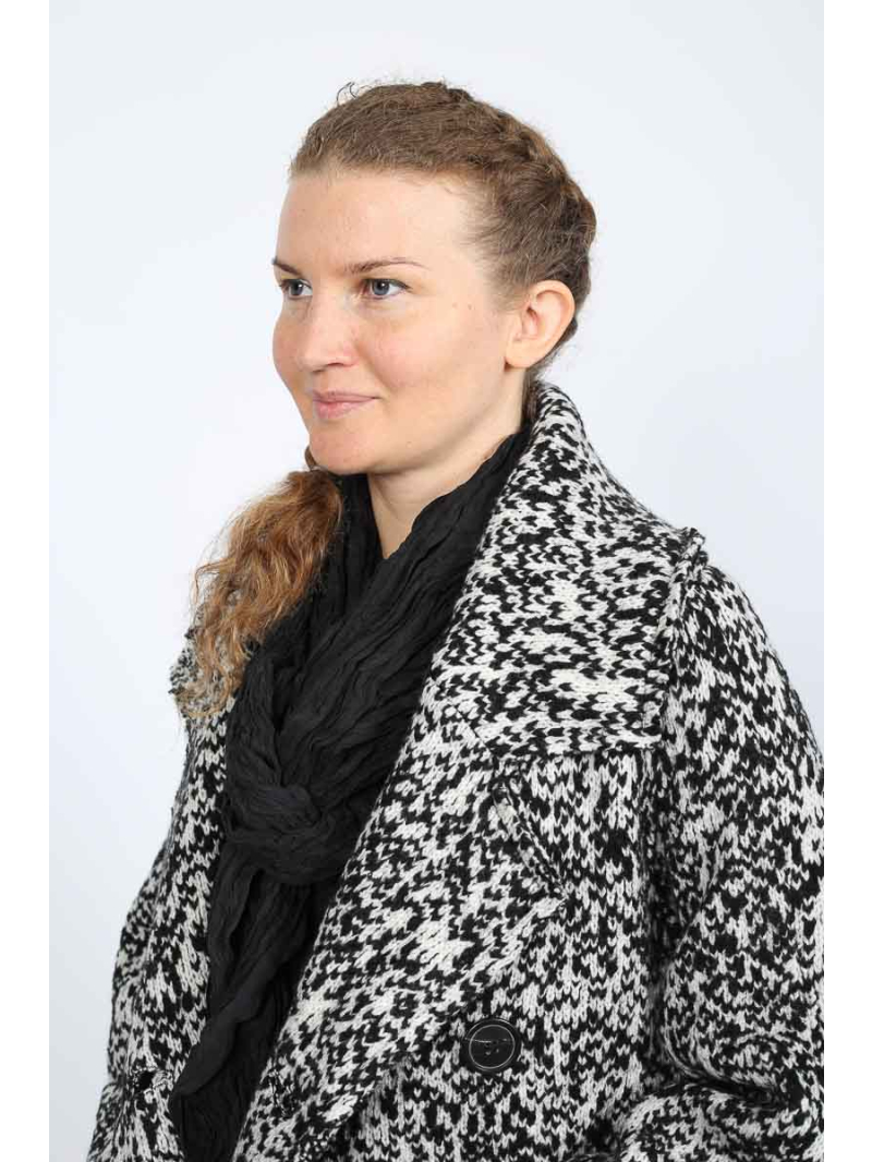 Rundholz - Manteau en tricot en forme de ballon avec détail monstre - 2251757201