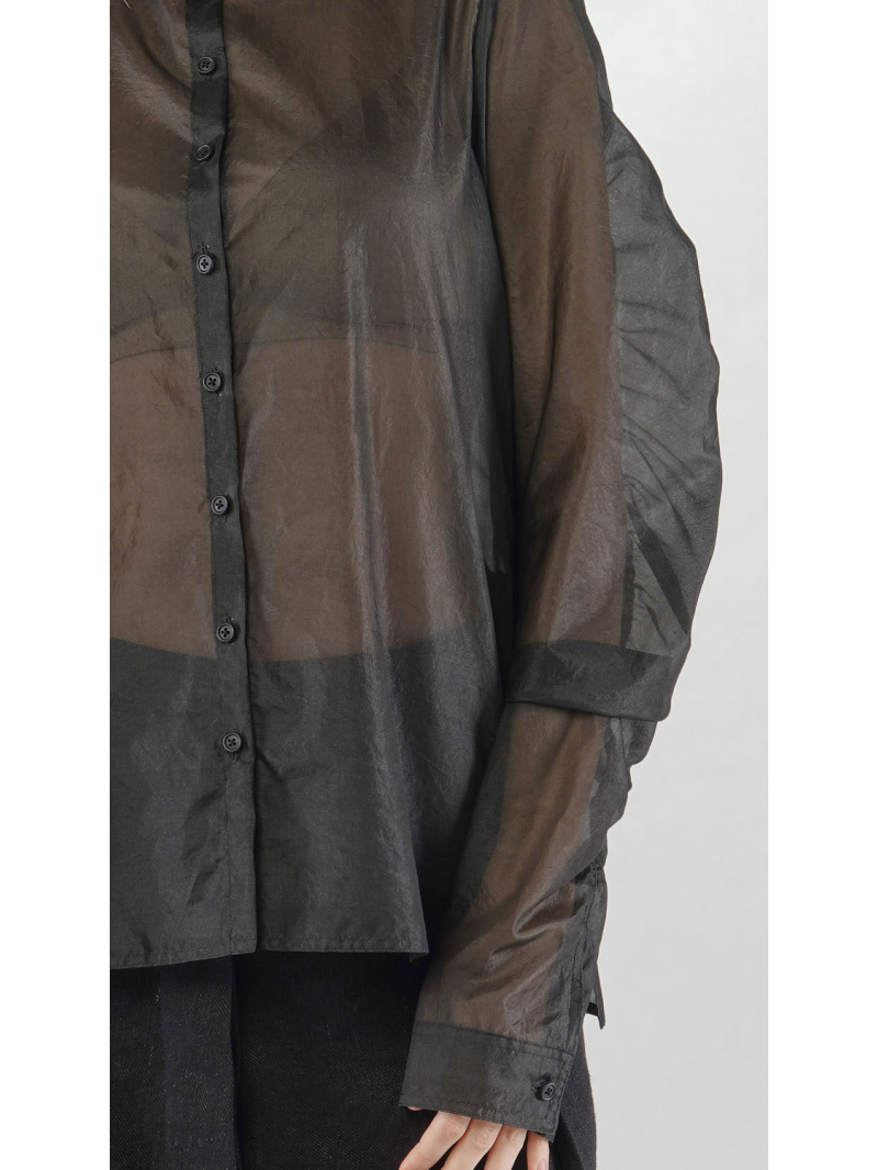 Rundholz - Taillierte Seiden Bluse - 2251780402