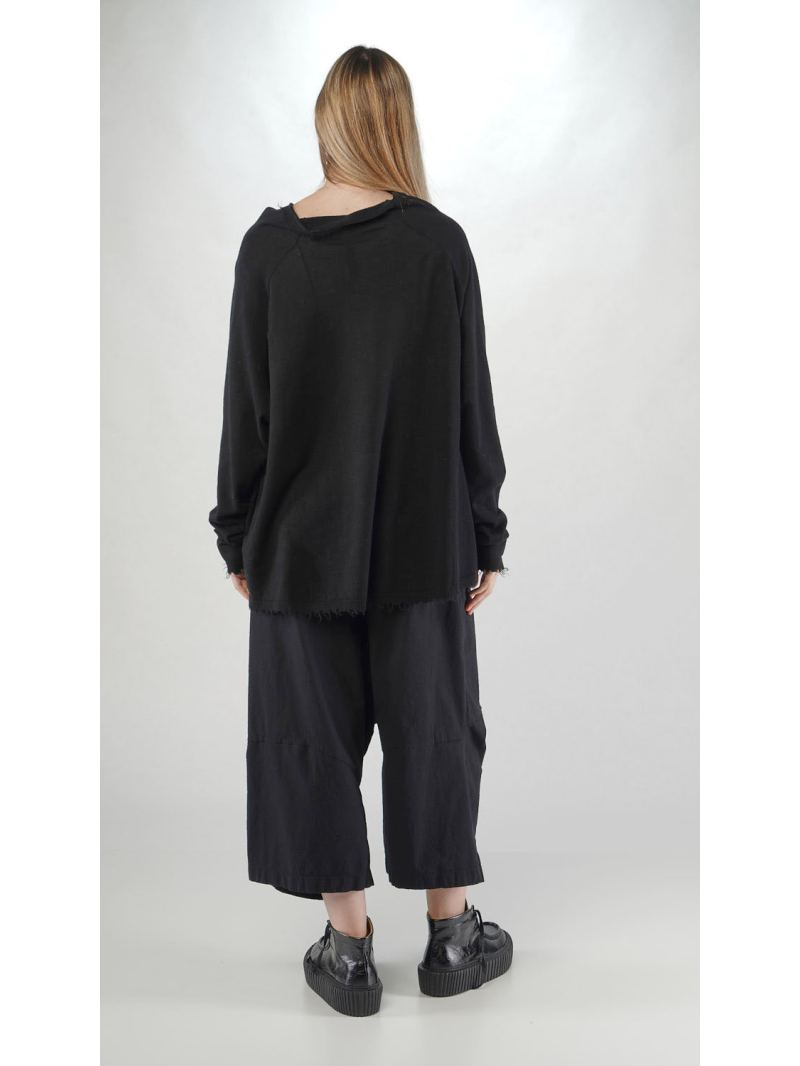 Bois rond - Pull en laine de lin à la taille - 2251840703