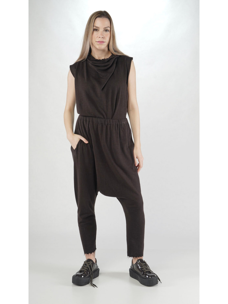 Bois rond - 7/8 pantalon en tricot de laine de lin - 2251847607