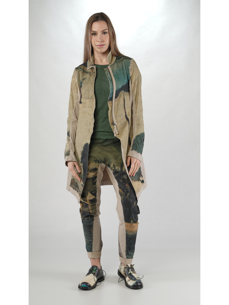 Rundholz DIP - Schmaler Baumwoll Stretch Mantel - 2252111213