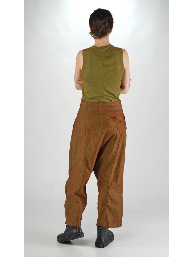 Rundholz DIP - Bicolor Baumwoll Twill Hose mit tiefer Schritthöhe - 2252120105