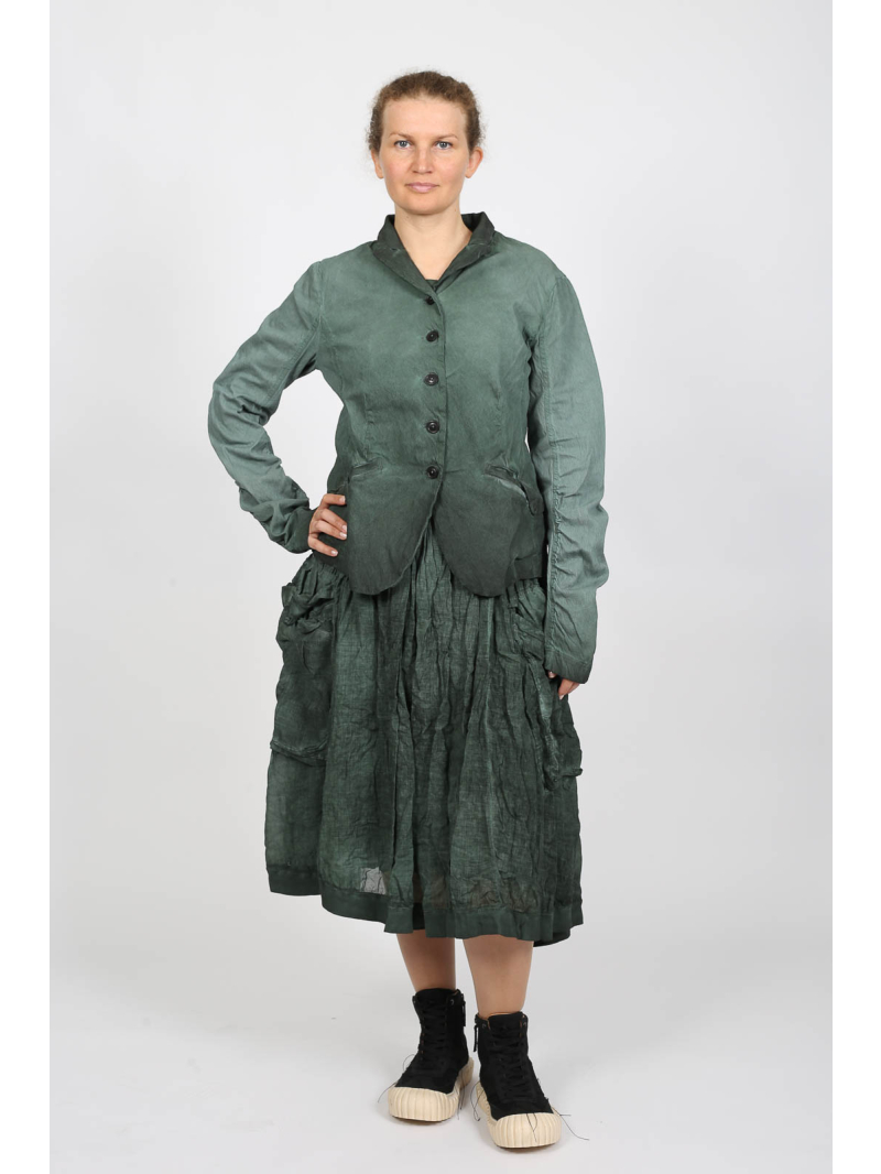 Rundholz DIP - Taillierte Baumwolljacke mit eleganter Kräuselpartie - 2252121101