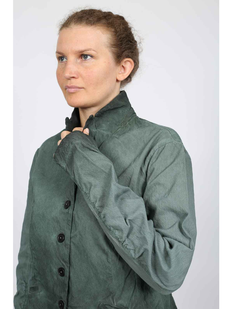 Rundholz DIP - Taillierte Baumwolljacke mit eleganter Kräuselpartie - 2252121101
