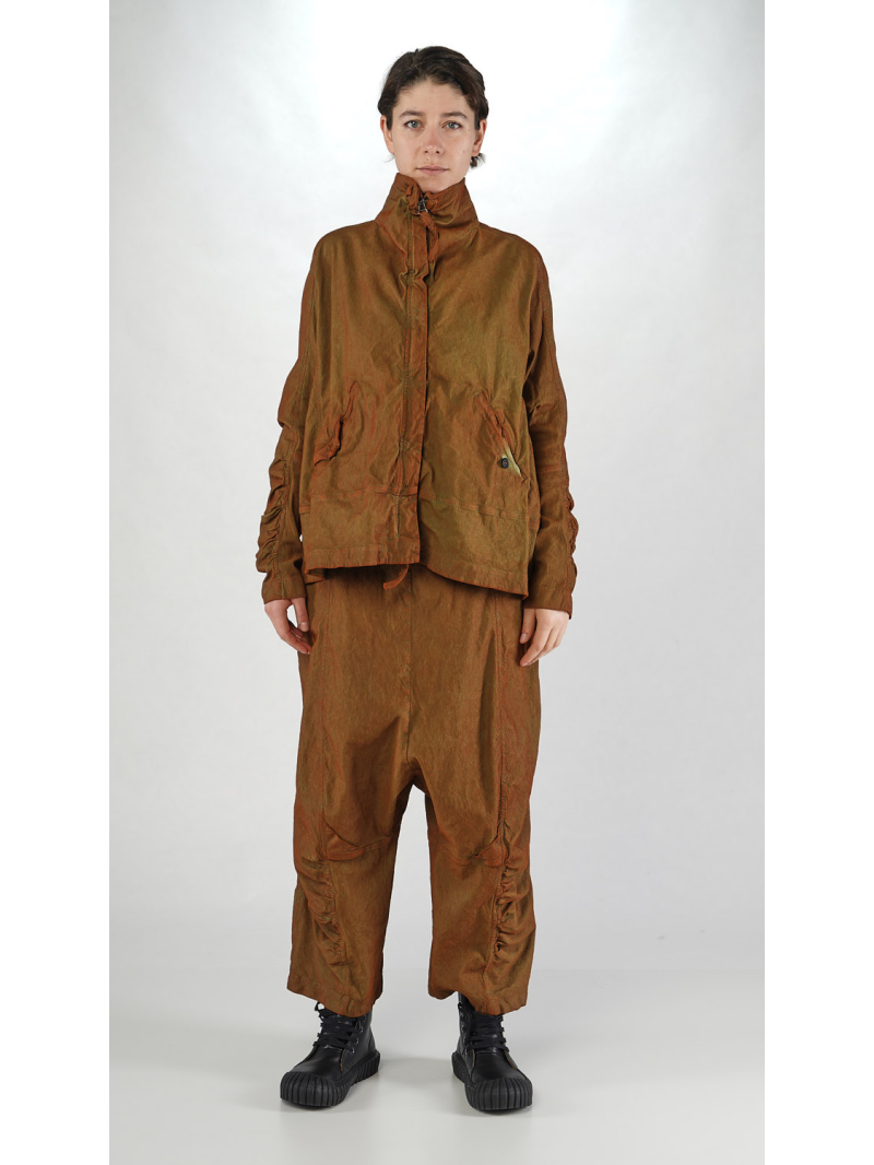 Rundholz DIP - A-förmige Bicolor Baumwoll Twill Jacke - 2252121108