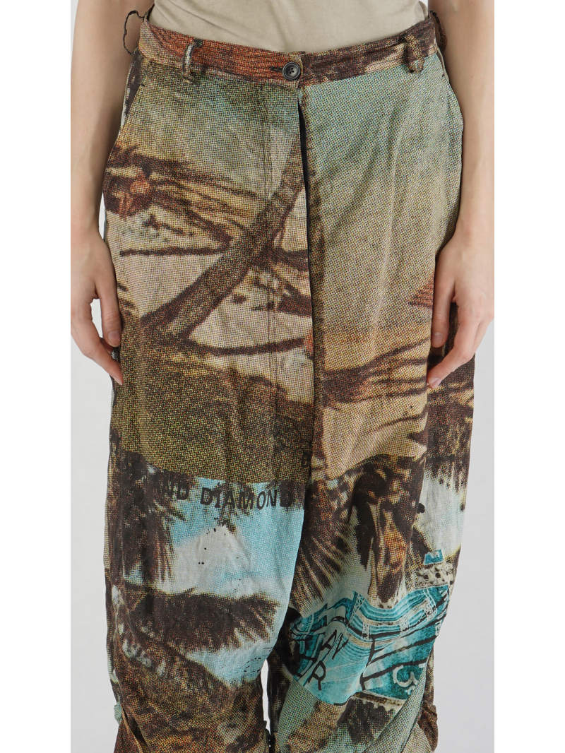 Rundholz DIP - Baggy Baumwoll voile Hose - 2252170105