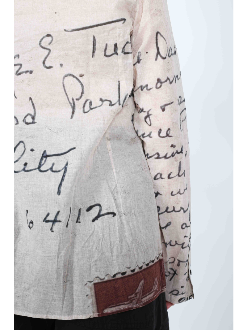 Rundholz DIP - Baumwollbluse mit Hemdblusenkragen und Schlitz - 2252170401