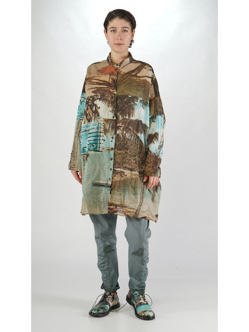 Rundholz DIP - Oversize Baumwoll voile Kleid - 2252170902