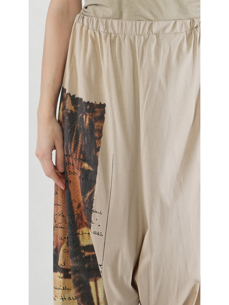 Rundholz DIP - Weite Jersey Hose mit Platziertem Digital Druck - 2252300101