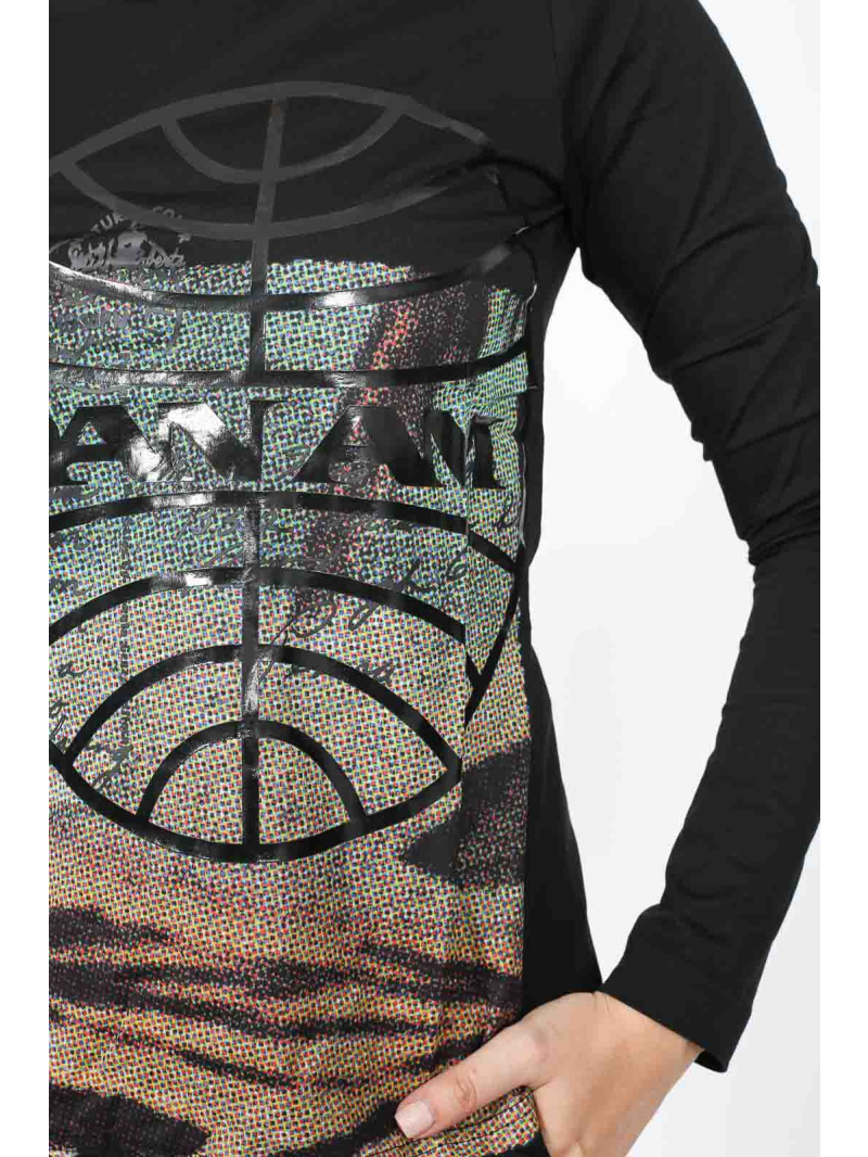 Rundholz DIP - Dip Langarm-T-Shirt aus 100% Baumwolle mit Druck - 2252300502