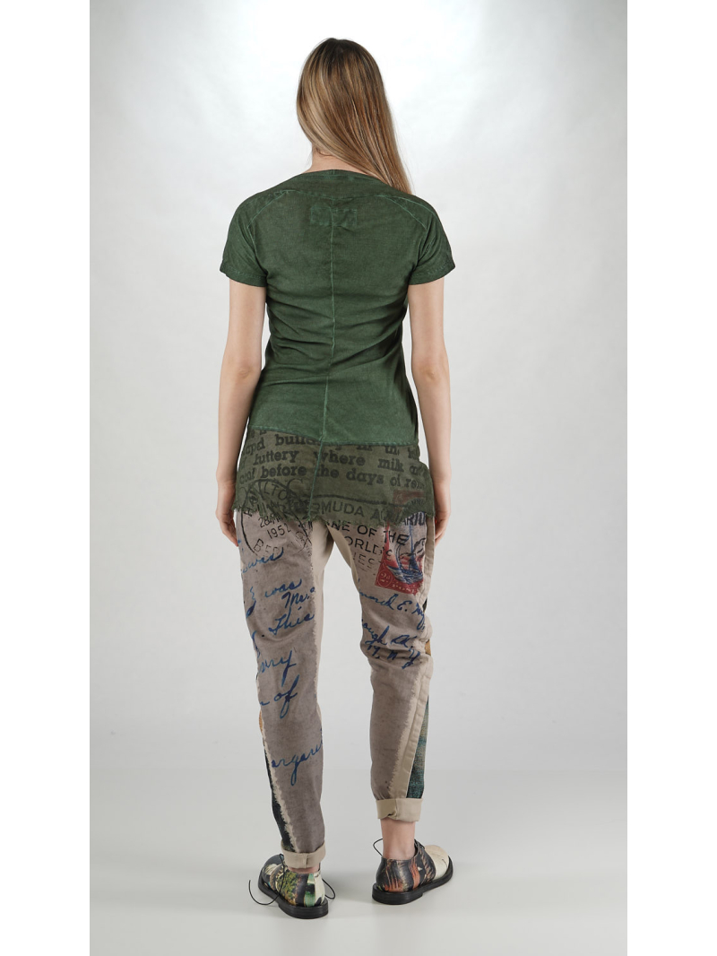 Rundholz DIP - Kurzärmeliges Rippenjersey T-shirt - 2252340501