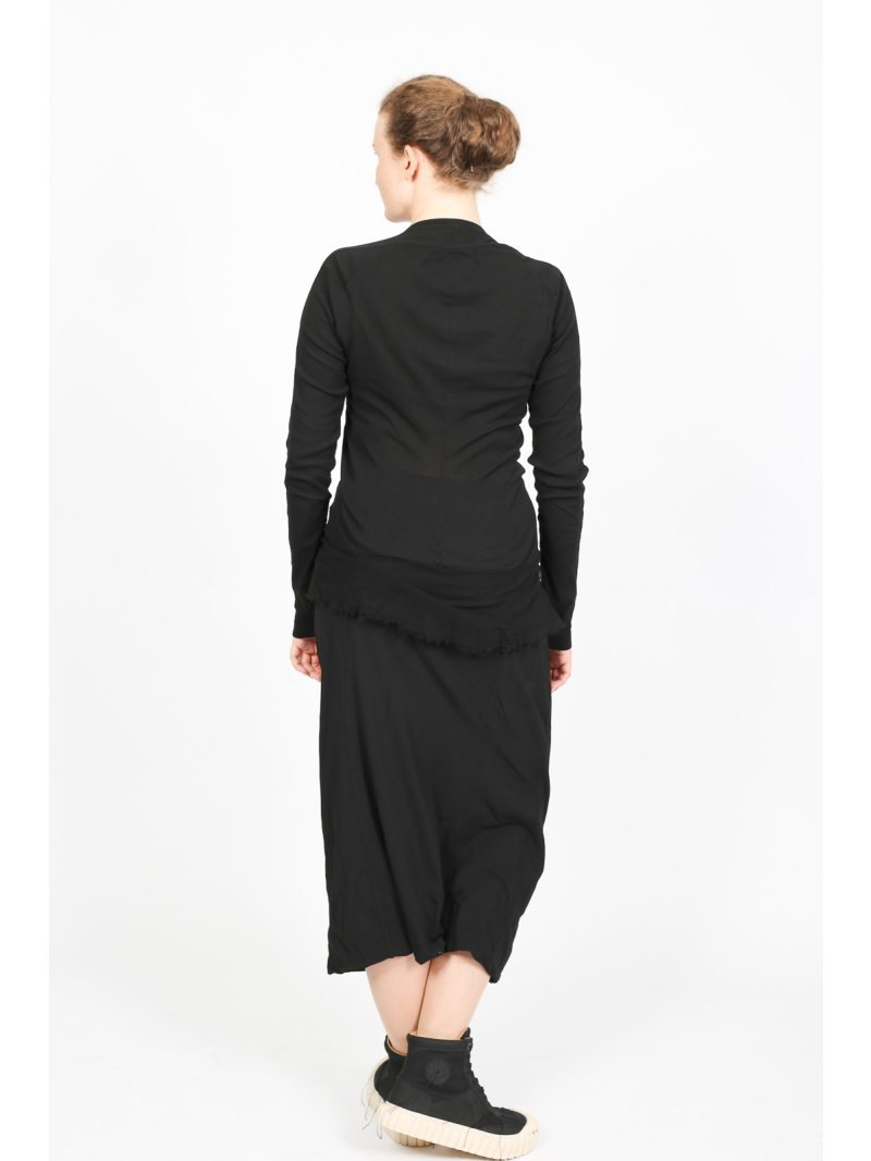 Rundholz DIP - Taillierte Baumwolljacke mit Knopfleiste und Meshkante - 2252341106