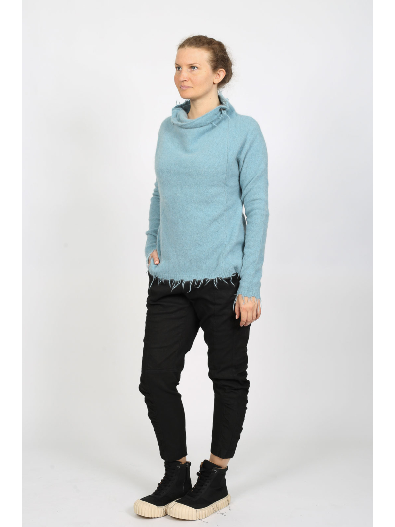 Rundholz DIP -  taillierter Pullover aus Fuchshaar-Seide - 2252440701