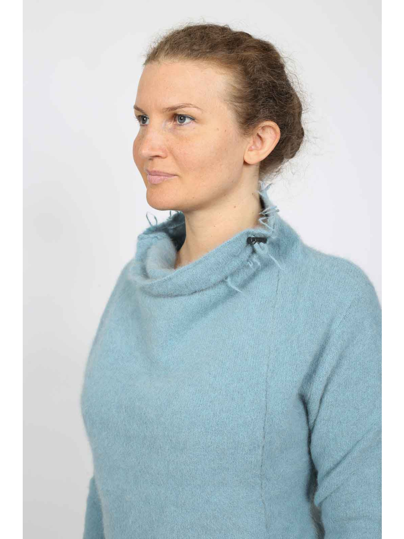 Rundholz DIP -  taillierter Pullover aus Fuchshaar-Seide - 2252440701